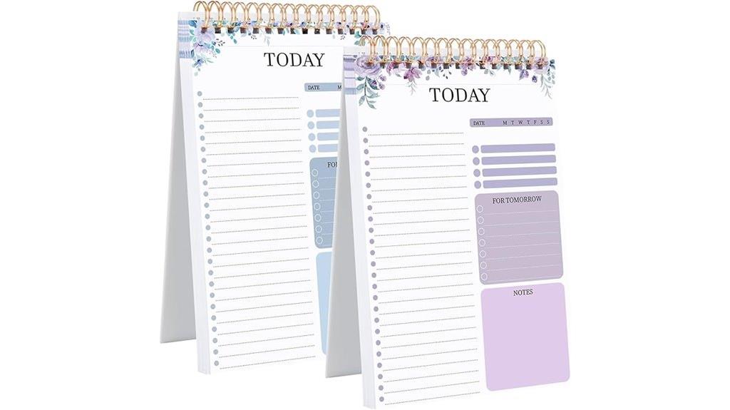 two pack daily planner