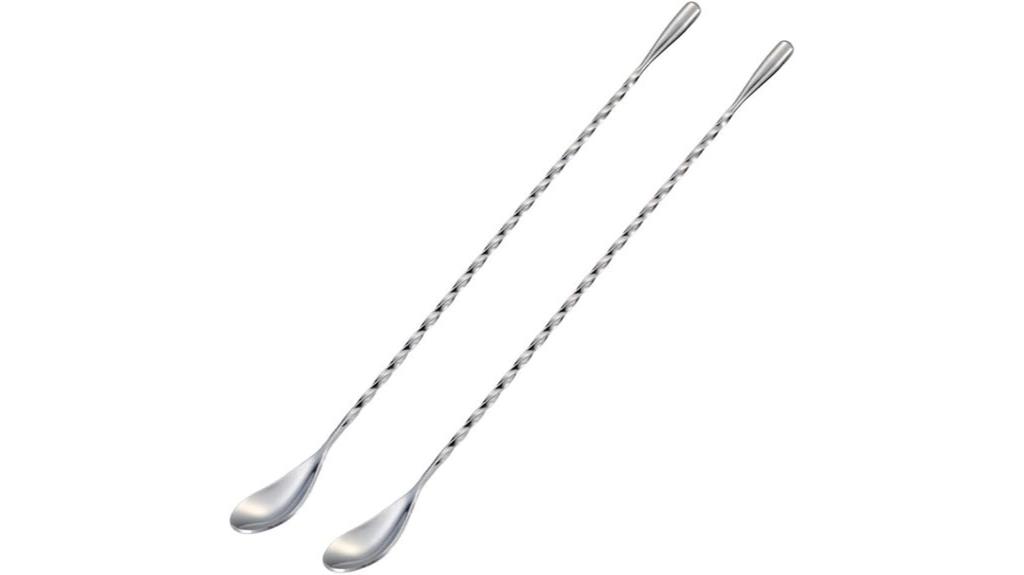 two piece cocktail stirrers