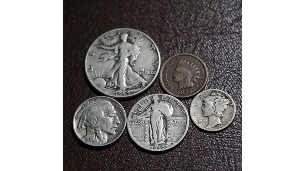 vintage silver coin set