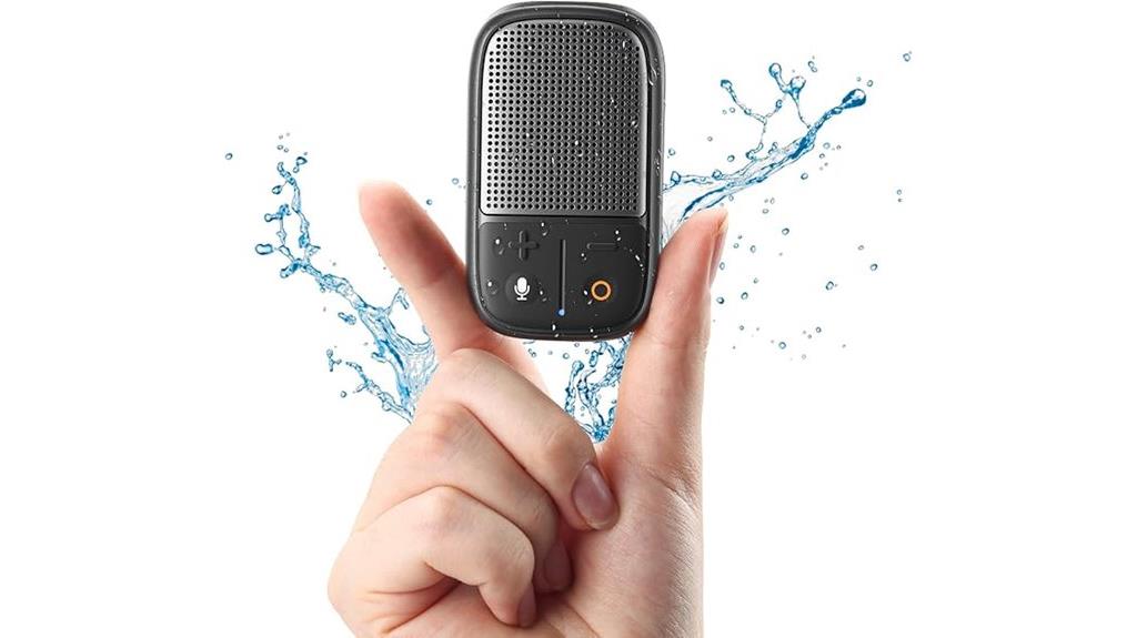 waterproof bluetooth voice speaker