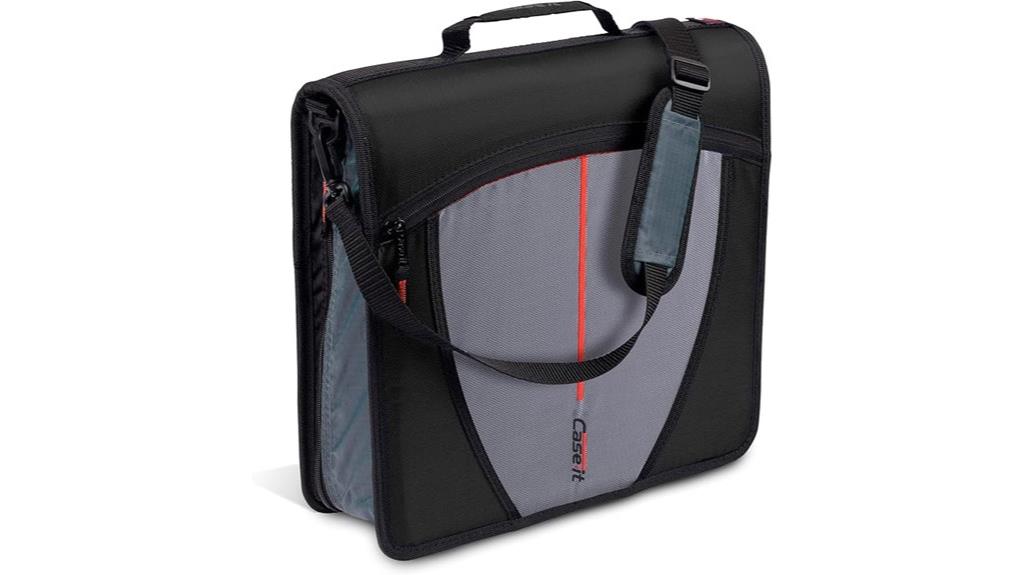 zipper binder with multiple pockets