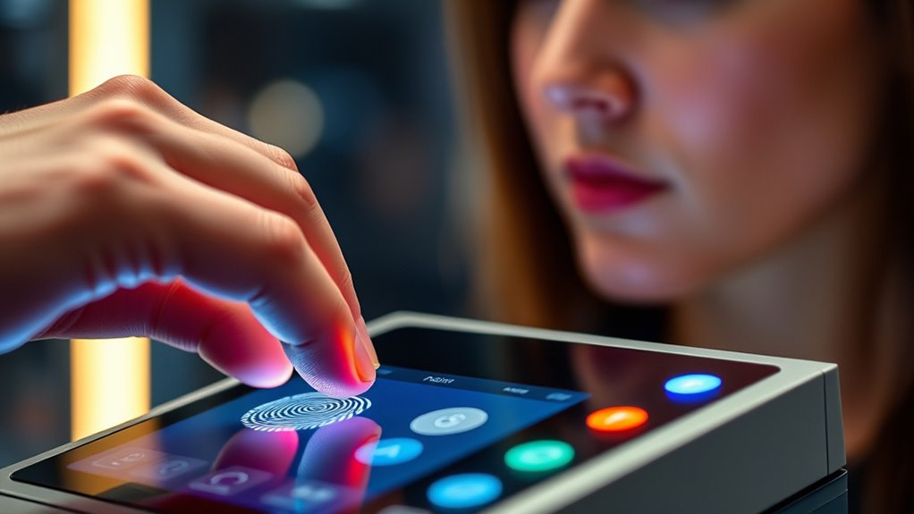 facial and fingerprint authentication