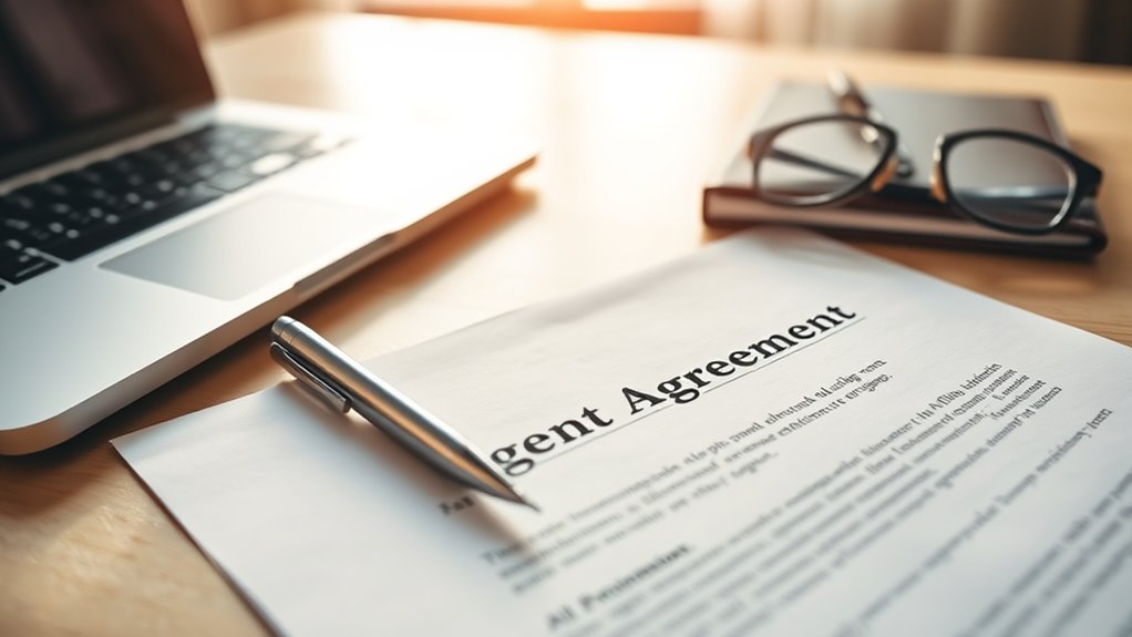 review agent agreement terms