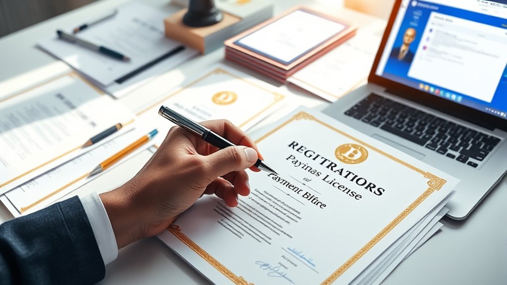 securing payment service licenses