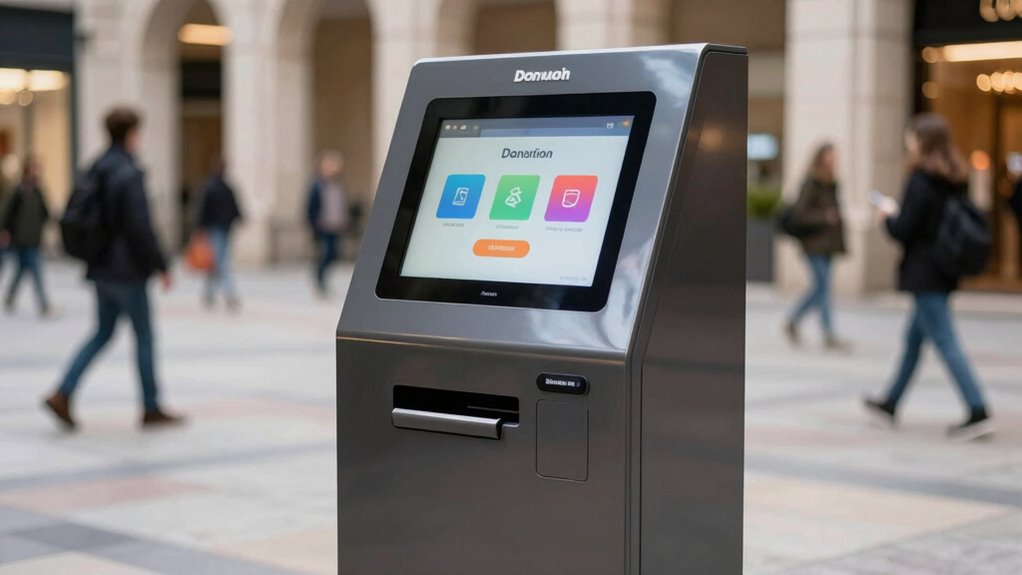complex donation kiosk designs