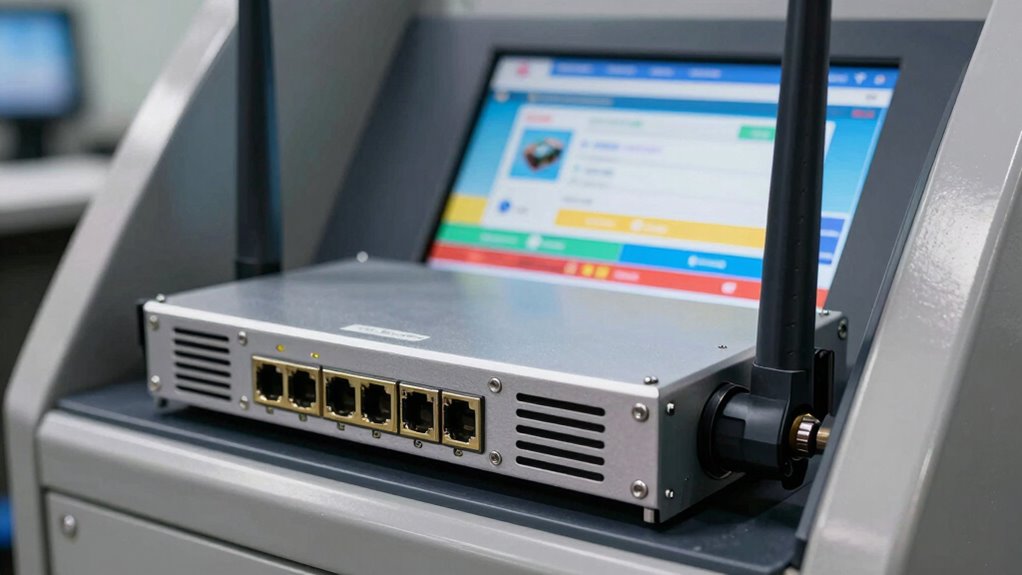 durable industrial kiosk routers