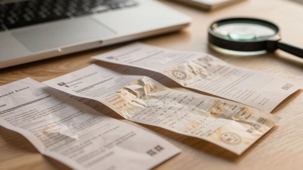 receipts crucial for disputes