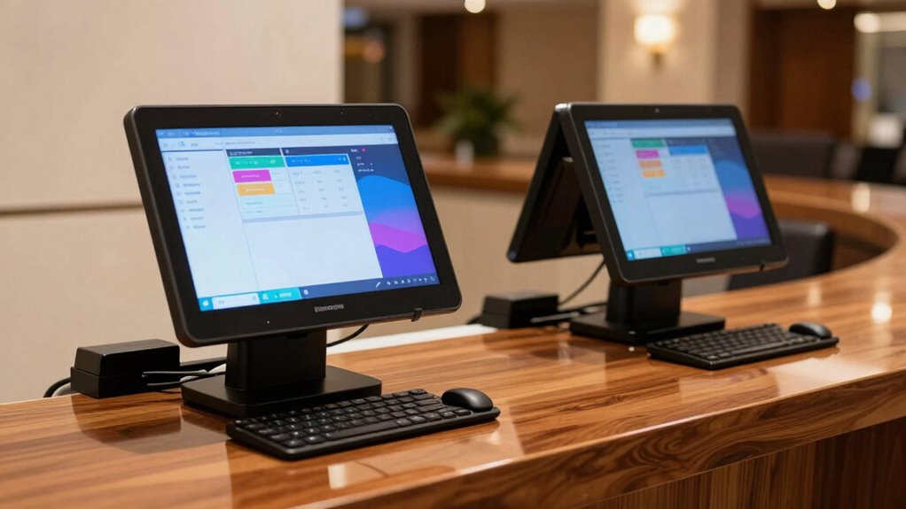 redundant hotel front desk devices