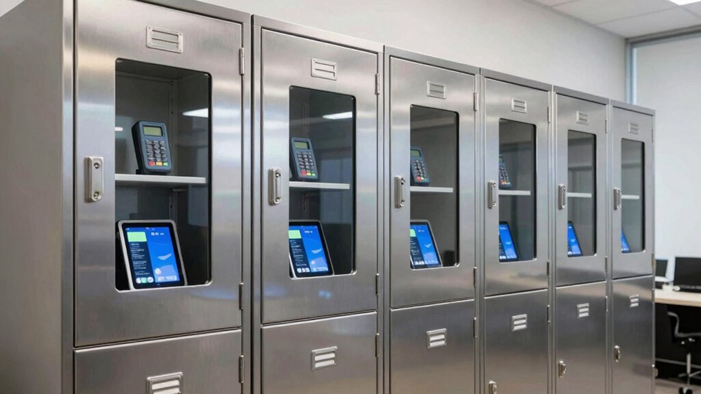secure payment device storage