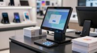 traditional checkout counters dominate