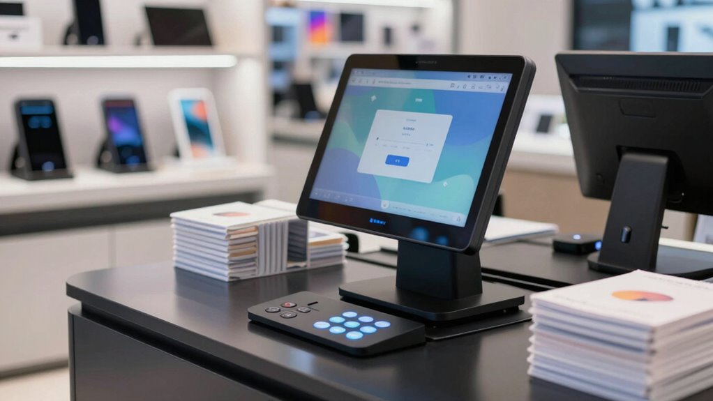 traditional checkout counters dominate