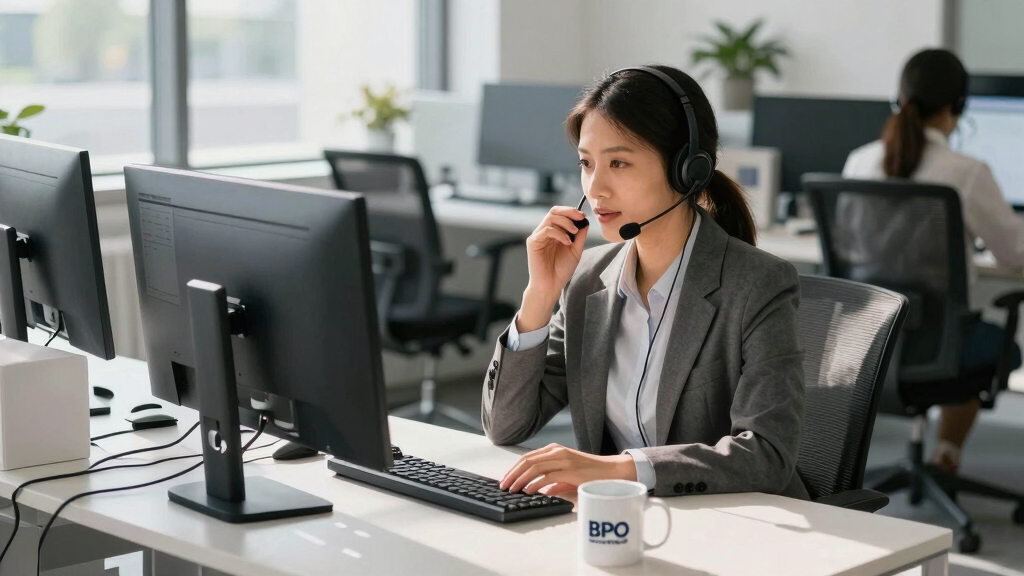 Customer service + BPO. The operational-scale displacement.