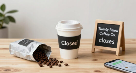 Twenty Below Coffee Co. announces it is closing