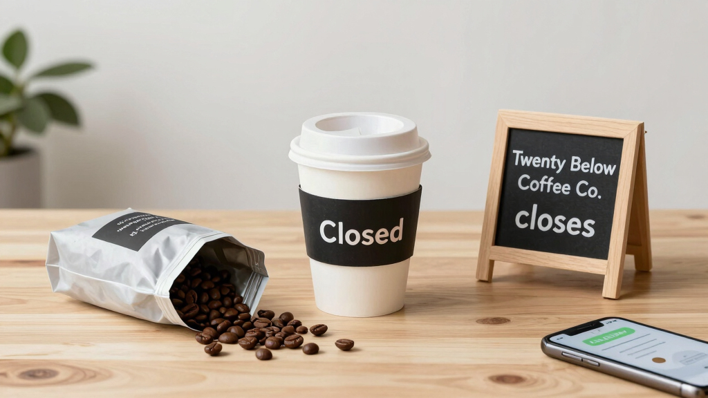 Twenty Below Coffee Co. announces it is closing